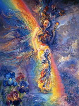 ファンタジー Painting - JW 女神アイリス 虹の番人 ファンタジー